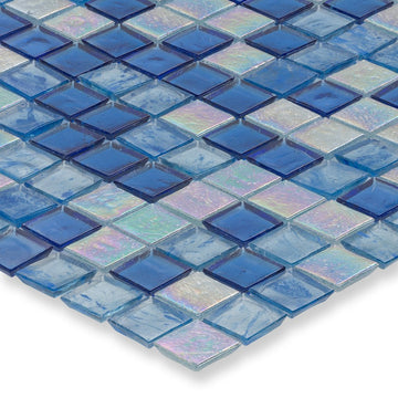 Splash Ripple Glass Tile by American Glass Mosaics