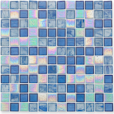 Splash Ripple Glass Tile by American Glass Mosaics