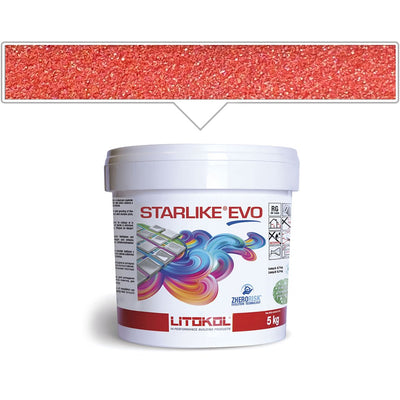 Rosso Oriente EVO 550 | Litokol Starlike Glamour Epoxy Tile Grout