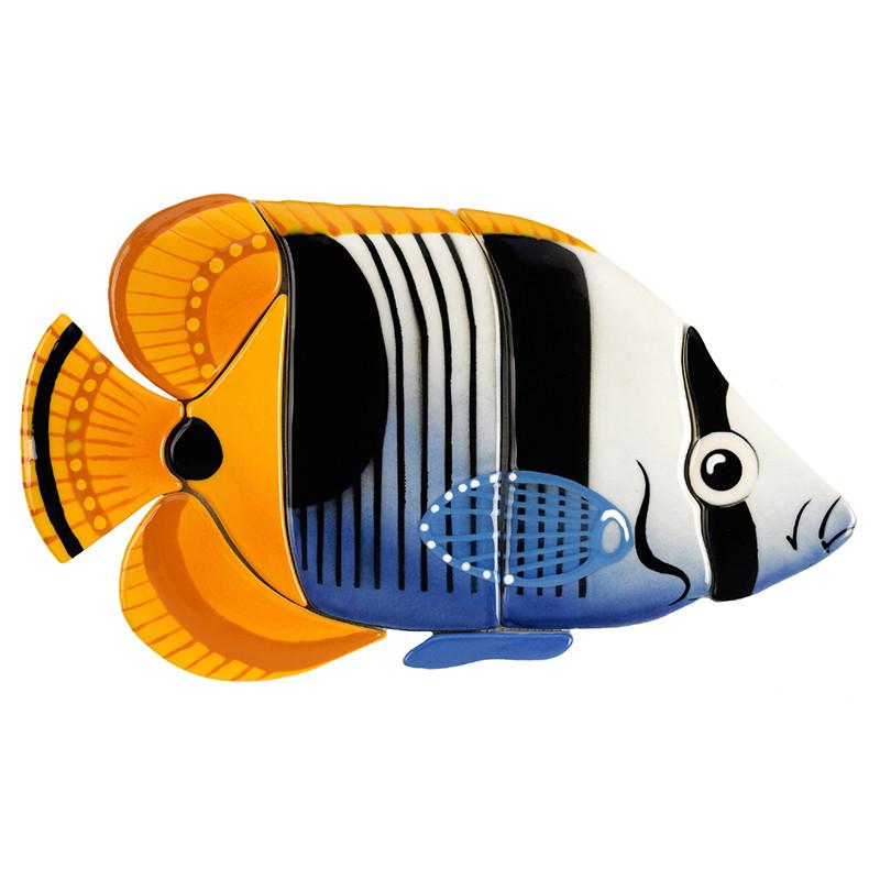 SB57 Saddled Butterflyfish Custom Mosaics