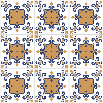 OSEANCISANSEB6 San Sebastian, 6" x 6" (1 box, 40 pcs) - Porcelain Pool Tile