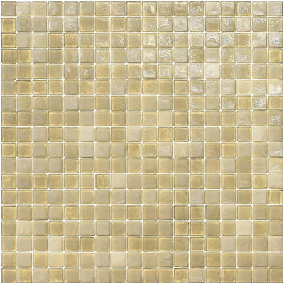 Sand, 5/8" x 5/8" Glass Tile | Mosaic Pool Tile by SICIS