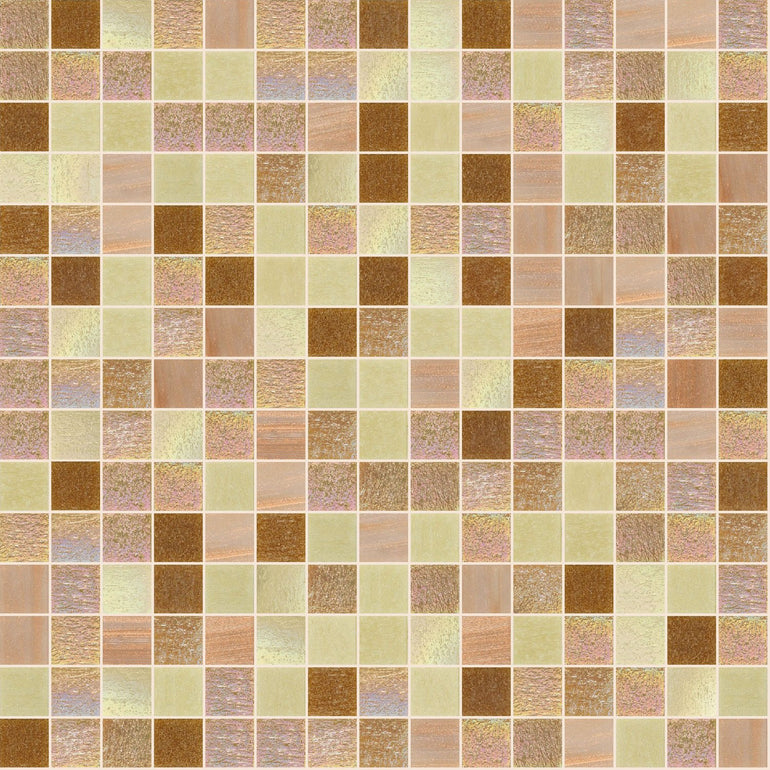 Sandy Mix, 3/4 x 3/4 Mosaic Tile | TREND Glass Mosaic Tile