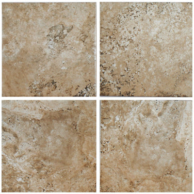 Scavo Almond, 6" x 6" Tile I ESTSCAVALMOND6 | Porcelain Pool Tile
