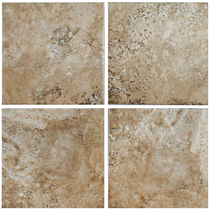 Scavo Almond, 6" x 6" Tile I ESTSCAVALMOND6 | Porcelain Pool Tile