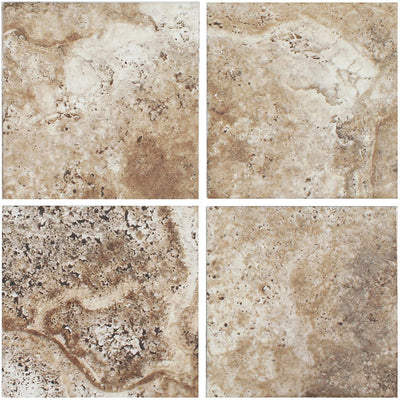 Scavo Noce, 6" x 6" Tile I ESTSCAVNOCE6 | Porcelain Pool Tile