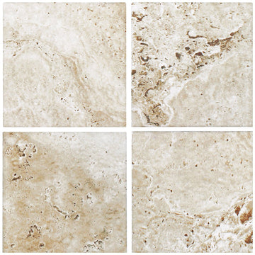 Scavo White, 6" x 6" Tile I ESTSCAVWHITE6 | Porcelain Pool Tile