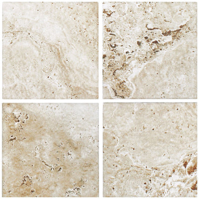 Scavo White, 6" x 6" Tile I ESTSCAVWHITE6 | Porcelain Pool Tile