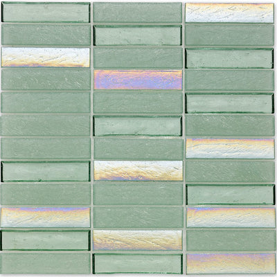 Superior Seagrass Glass Tile by American Glass Mosaics