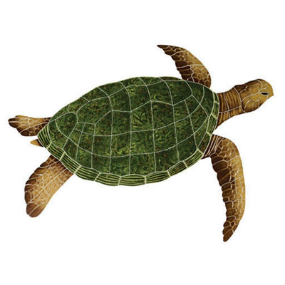 SEANATRS Sea Turtle - Natural Artistry in Mosaics
