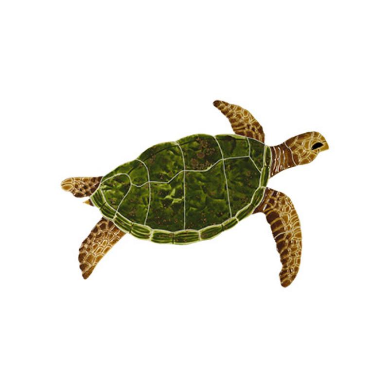 SEANATRS Sea Turtle - Natural Artistry in Mosaics
