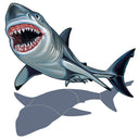Shark, Porc w/Shadow - Pool Mosaic