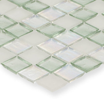 Huron Shell Glass Tile by American Glass Mosaics