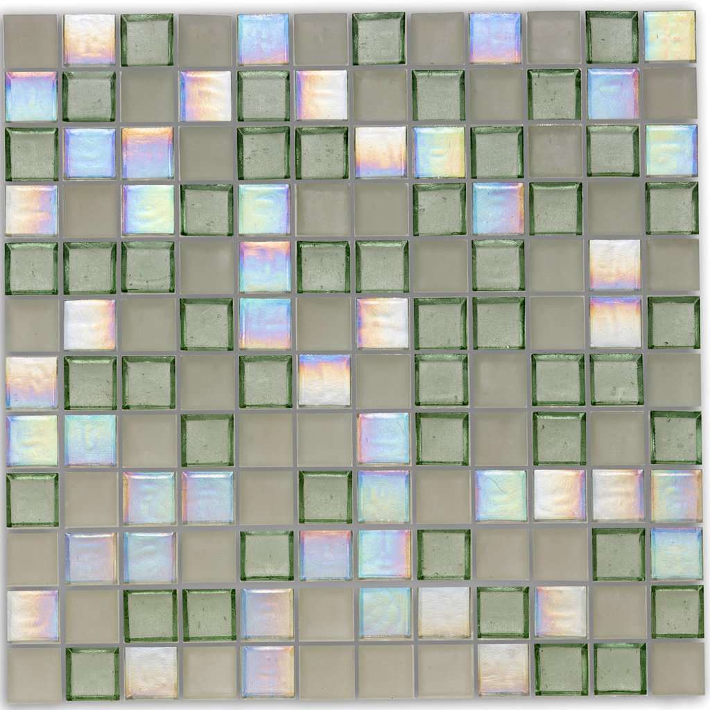 Huron Shell Glass Tile by American Glass Mosaics