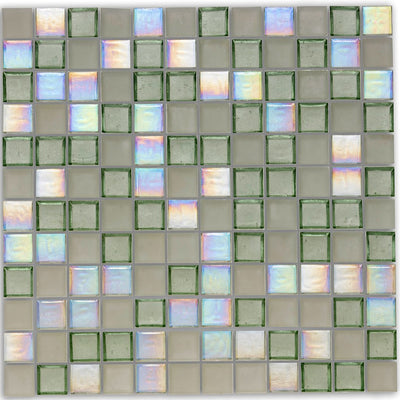 Huron Shell Glass Tile by American Glass Mosaics
