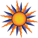 Sun Medallion - Orange - Pool Mosaic