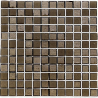 Huron Smoke Glass Tile by American Glass Mosaics