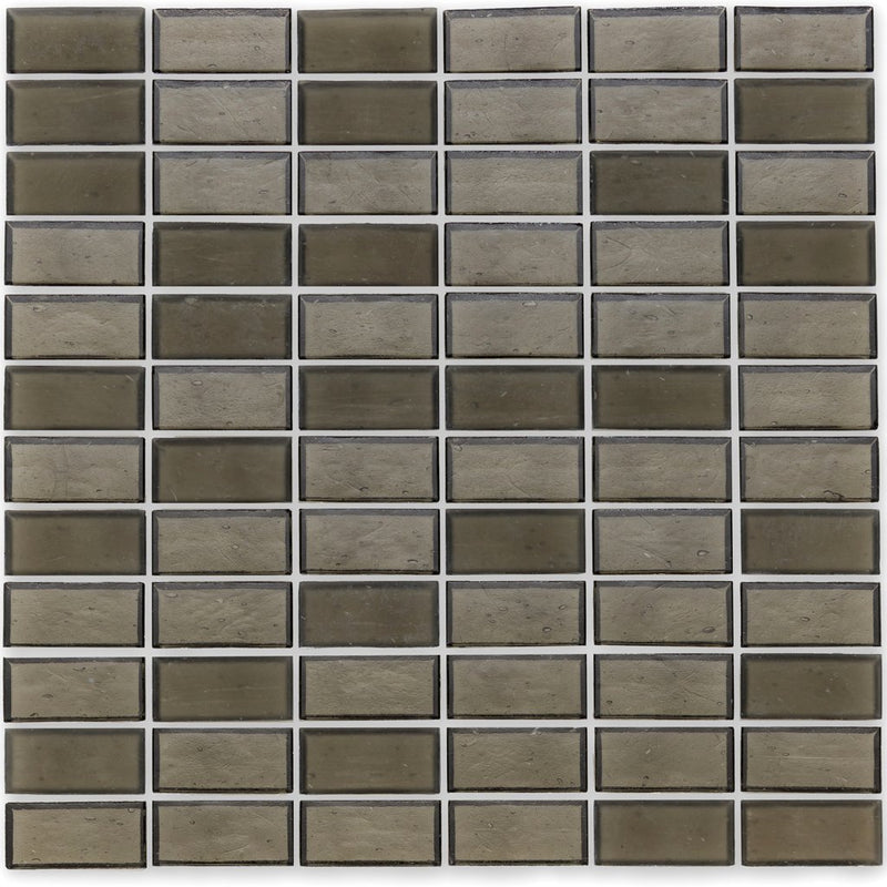 Smoke, 1" x 2" Glass Mosaic Tile | American Glass Mosaics