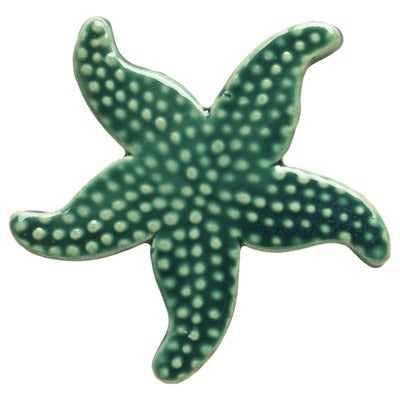 102TL Starfish - Teal Custom Mosaics