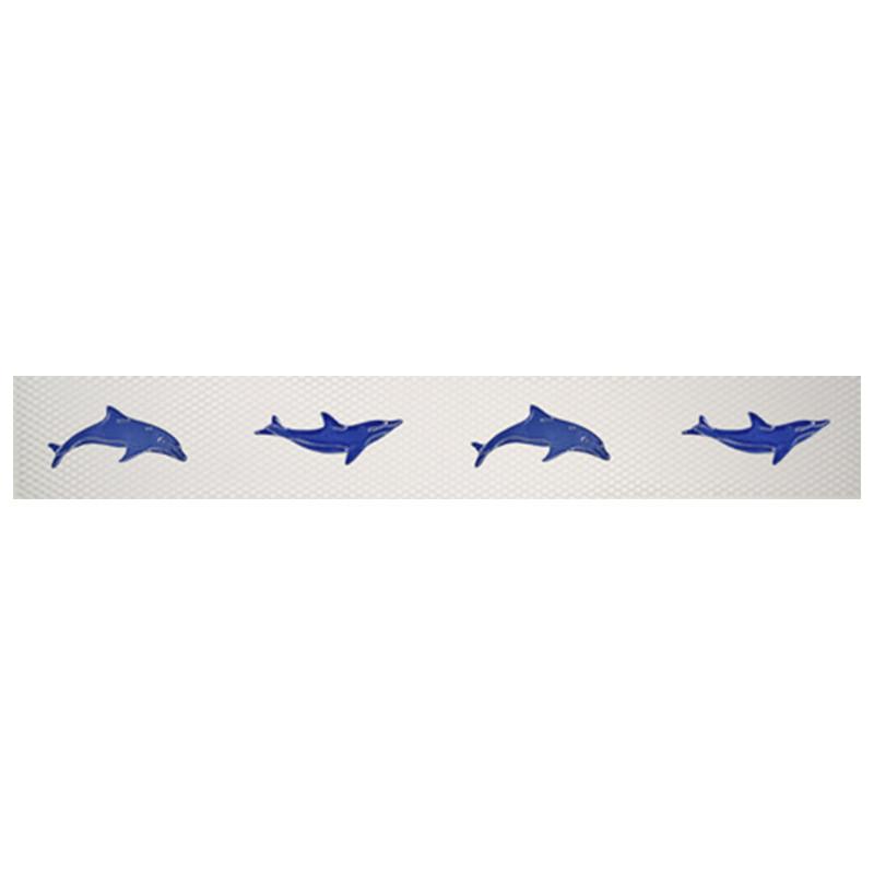SMDOLBLU Step Markers - Dolphins Blue Artistry in Mosaics