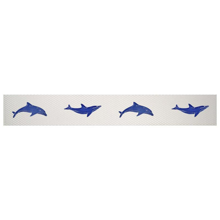 SMDOLBLU Step Markers - Dolphins Blue Artistry in Mosaics