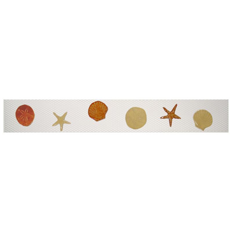 Step Markers - Shells Tan | SMSHETAN | Pool Mosaic