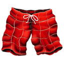 Swimtrunks - Red - Pool Mosaic