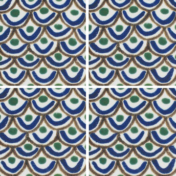 Tappeto 1, 6" x 6" Tile | EMCSOLGTAPPDEC1 | Porcelain Pool Tile