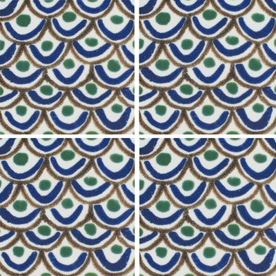 Tappeto 1, 6" x 6" Tile | EMCSOLGTAPPDEC1 | Porcelain Pool Tile