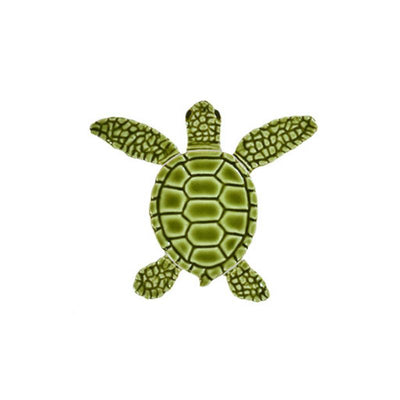 TLMGREBB Loggerhead Turtle B Mini - 4" Green Artistry in Mosaics