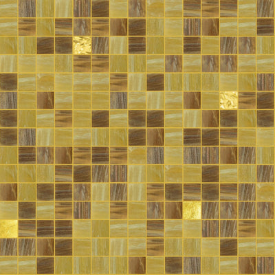 Toffee Mix, 3/4 x 3/4 Mosaic Tile | TREND Glass Mosaic Tile
