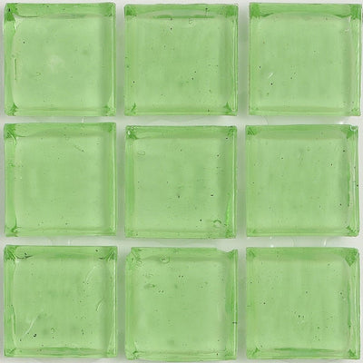 Tourmaline Clear 1x1 Glass Tile | E11.137.01S | American Glass Mosaics
