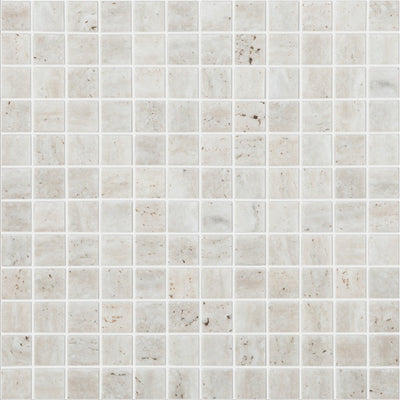 TRAVERTINO BONE MT Travertino Bone MT 4102, 1" x 1" - Glass Tile