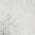 Treasure (24K White Gold), 3/4" x 3/4" - Glass Tile