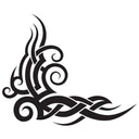 Tribal Wave - Black - Pool Mosaic