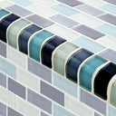 Aqua Blend, Trim - Glass Tile