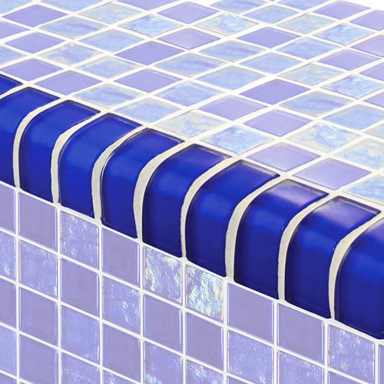 TRIM-GT82348B9 Trim Royal Blue, 1" x 2" Artistry in Mosaics