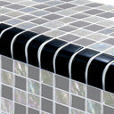 Black, Trim 1" x 2" - Glass Tile