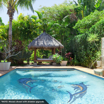 Tuna Right | PORC-TN42 | Pool Mosaic