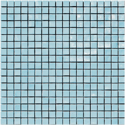 Turquoise 1, 5/8" x 5/8" Glass Tile | Mosaic Tile by SICIS