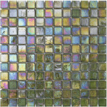 Tweed Cubes, 7/8" x 7/8" Glass Tile | Mosaic Tile for Pools by SICIS