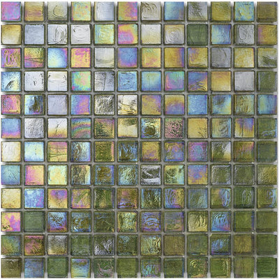 Tweed Cubes, 7/8" x 7/8" Glass Tile | Mosaic Tile for Pools by SICIS