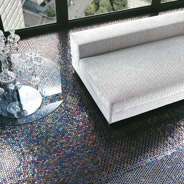 Velvet Cubes, 7/8" x 7/8" Glass Tile | Mosaic Tile for Pools by SICIS