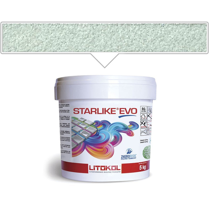 Verde Salvia EVO 400 Epoxy Grout | Litokol Starlike Glamour Tile Grout