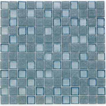 Superior Wave 1" X 1" Glass Tile by American Glass Mosaics