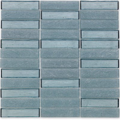 Superior Wave Glass Tile by American Glass Mosaics