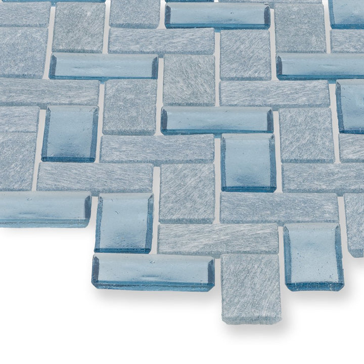 Superior Wave Glass Tile by American Glass Mosaics